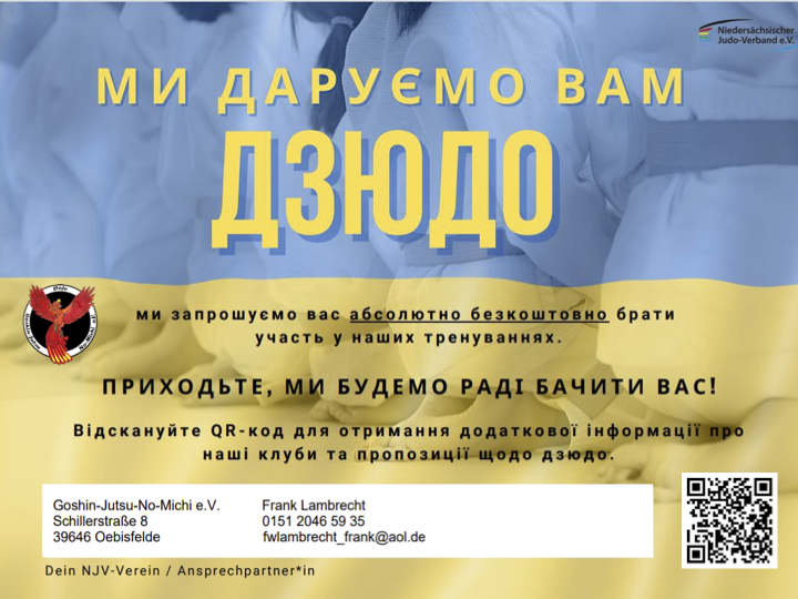 Einladung Judo UKR