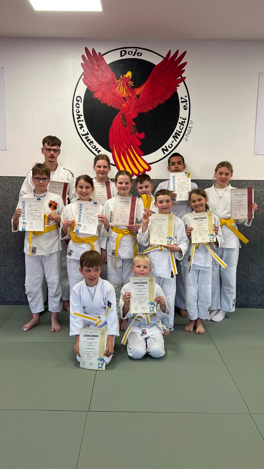 Jujutsu Prüfung Gruppe